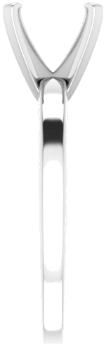 Sužadėtuvių Žiedas „Solitaire“ 585 Baltojo Aukso Square 6mm (4)