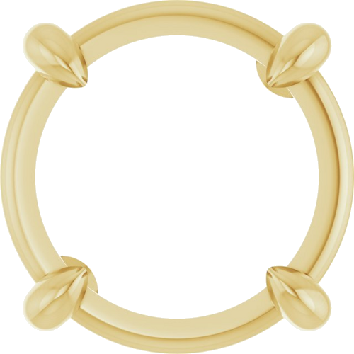 Pakabukas „Solitaire Slide“ 585 Geltonojo Aukso Round 8mm (1)