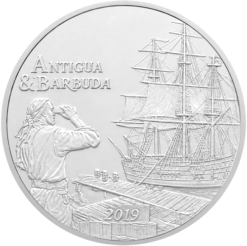 1 oz Caribbean Pirates 2019 Eastern Caribbean silver coin (1)