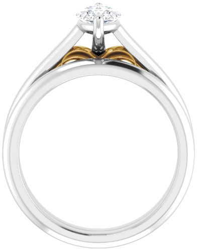 14K White   Yellow 10x5 mm Marquise Engagement Ring Mounting (7)