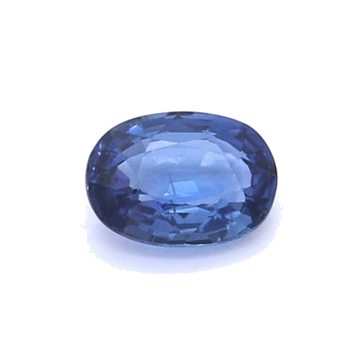 1.08 carat BLUE BRILLIANTSTEP cut Oval Safyras (1)