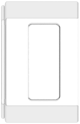 Pakabukas „Solitaire Slide“ 585 Baltojo Aukso Emerald 6mm x 4mm (3)