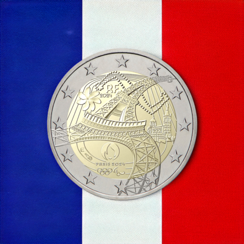 2024 France Olympic Games Paris 2 Euro Coin (4)