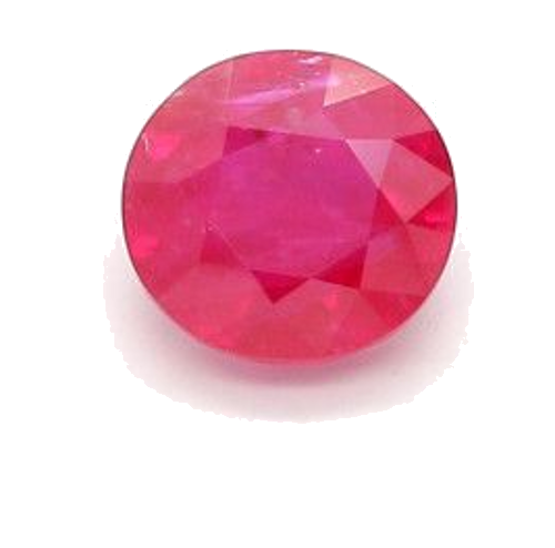 1.31 carat RED BRILLIANTSTEP cut Round Rubinas (1)