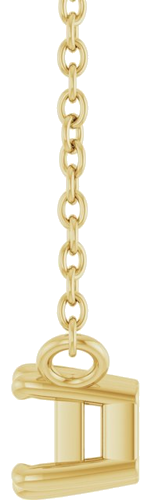 Pakabukas „Emerald 6-Prong“ 585 Geltonojo Aukso Emerald 4mm x 3mm (3)