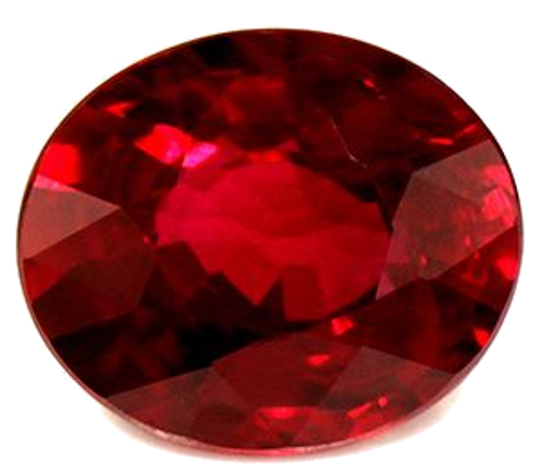 2.22 carat RED Oval Rubinas (1)