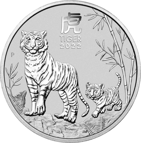 1 kg Tigro metai 2022 (Lunar III) Australija sidabrinė moneta (1)