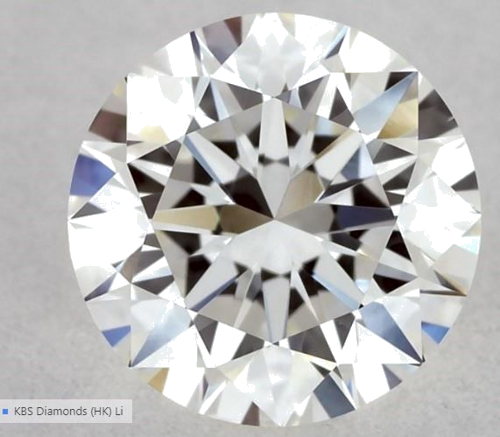 0.57 carat H-VVS2 Excellent cut Natūralus Round Deimantas (1)