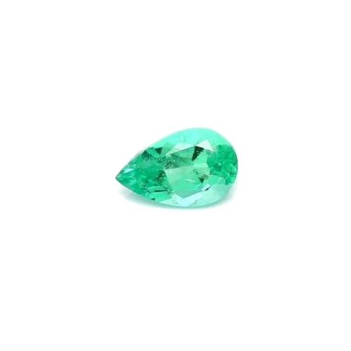 0.68 carat GREEN BRILLIANTFANCY cut Pear Smaragdas (1)