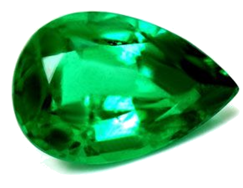 1.49 carat GREEN Pear Smaragdas (1)