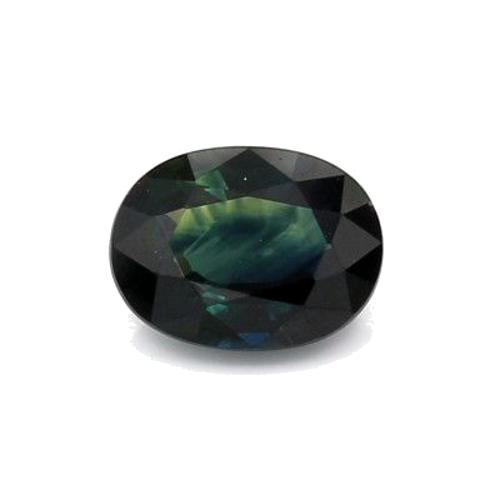 1.8 carat BLUE BRILLIANTSTEP cut Oval Safyras (1)