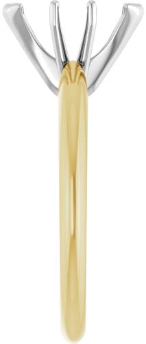 14K Yellow   White 10x5 mm Marquise Solitaire Engagement Ring Mounting (4)