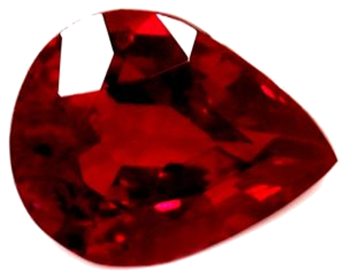 0.55 carat RED Pear Rubinas (1)