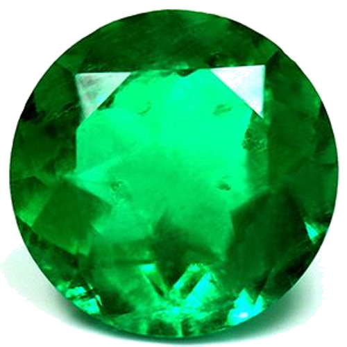 1.59 carat GREEN Round Smaragdas (1)
