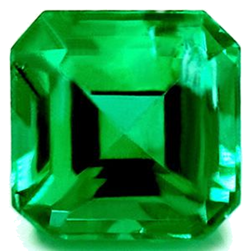 1.17 carat GREEN Square Smaragdas (1)