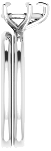 Sužadėtuvių Žiedas „Solitaire“ 417 Baltojo Aukso Pear Shape 8mm x 6mm (9)