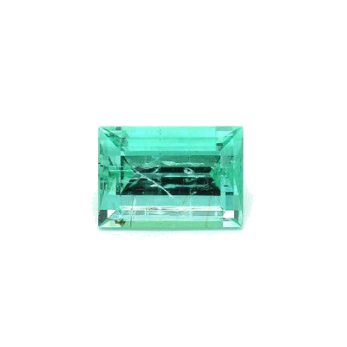 2.18 carat GREEN STEP cut Emerald Smaragdas (1)