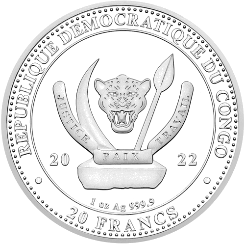 1 oz Lokys 2022 Kongas sidabrinė moneta (2)