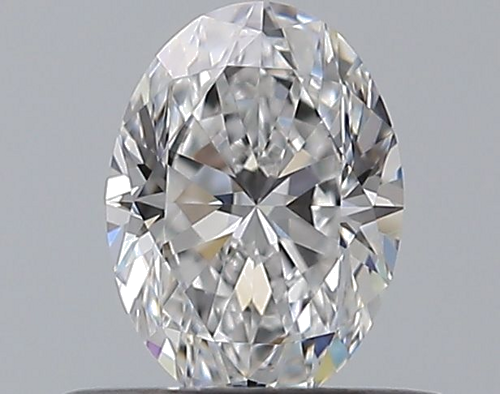 0.41 carat D-VVS1 Natūralus Oval Deimantas (1)