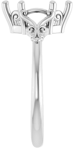 Sužadėtuvių Žiedas „Solitaire“ 585 Baltojo Aukso Marquise 10mm x 5mm (4)