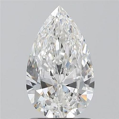 1.2 carat F-VS1 Natūralus Pear Deimantas (1)