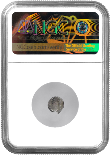 Обол Самарии (375-333) Палестина серебряная монета (2)