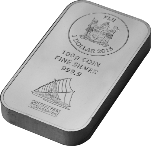 100 g Fiji silver 1-dollar coin-bar (2)