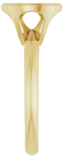 Sužadėtuvių Žiedas „Solitaire“ 585 Geltonojo Aukso Oval 9mm x 7mm (4)