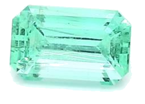 1.27 carat GREEN STEP cut Octagonal Smaragdas (1)