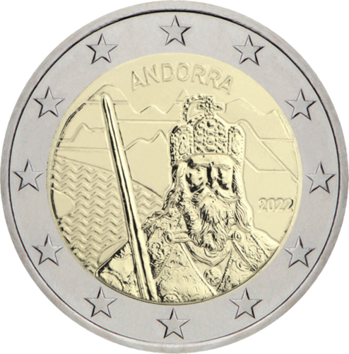 2022 Andorra The Legend of Charlemagne 2 euro BU coin (4)