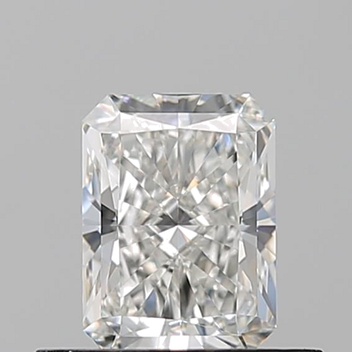 0.5 carat H-VVS1 Natūralus Radiant Deimantas (1)