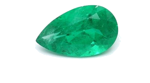 2.45 carat GREEN MODIFIEDBRILLIANT cut Pear Smaragdas (1)