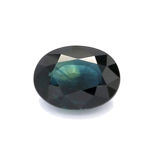 1.67 carat BLUE BRILLIANTSTEP cut Oval Safyras (1)