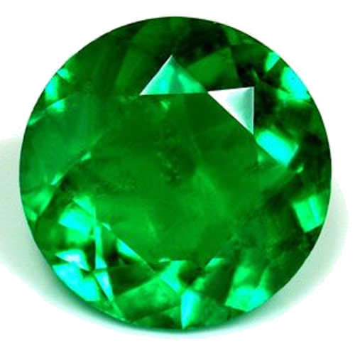 2.19 carat GREEN Round Smaragdas (1)