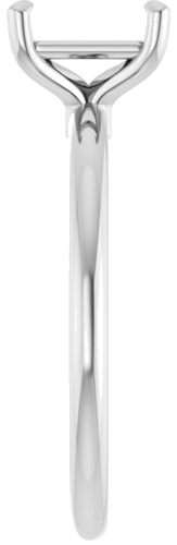 Sužadėtuvių Žiedas 585 Baltojo Aukso Emerald 7mm x 5mm (4)