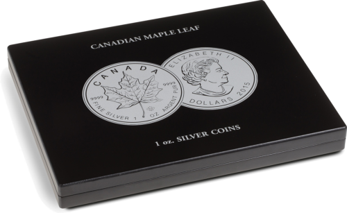 Кутия за инвестиционни сребърни канадски монети Canadian Maple (2)
