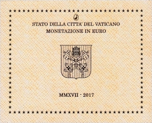 2017 Vatican Francis coat of arms BU Euro coin set (1)