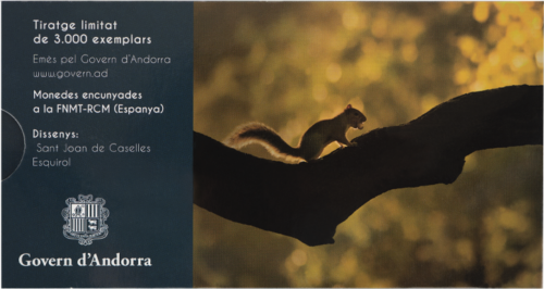 2022 Andorra Squirrel and St. St. John's Church 1.25 euro coins (8)