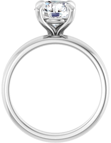 Sužadėtuvių Žiedas „Solitaire“ 950 Platinos Round 8mm (7)