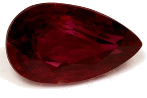 2.61 carat RED Pear Rubinas (1)