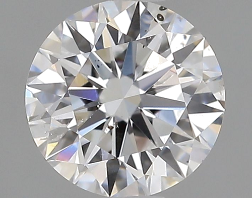 0.61 carat D-SI1 Excellent cut Natūralus Round Deimantas (1)