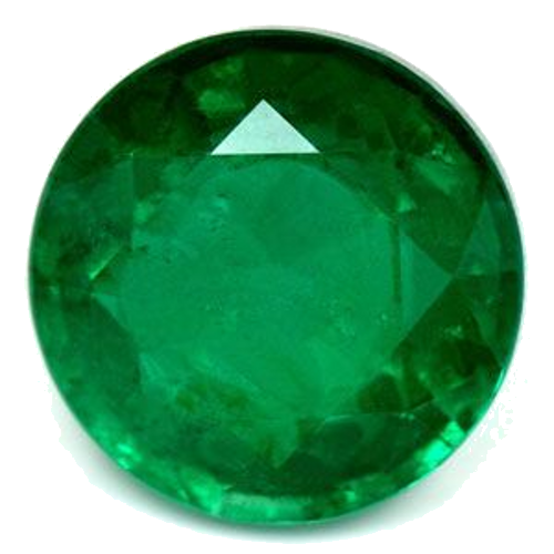 2.89 carat GREEN Round Smaragdas (1)