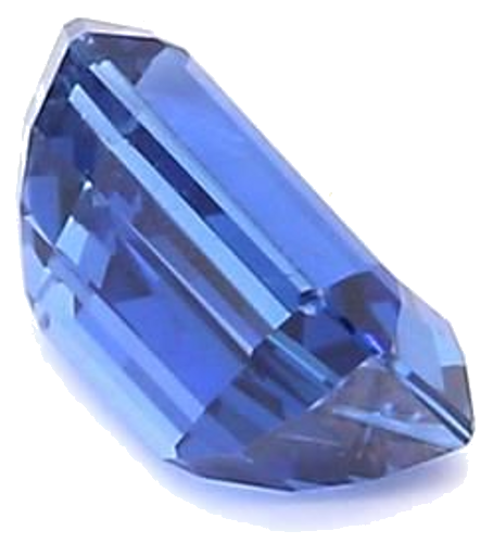 1.31 carat BLUE STEP cut Octagonal Safyras (1)