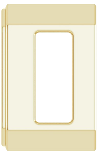 Pakabukas „Solitaire Slide“ 585 Geltonojo Aukso Emerald 6mm x 4mm (3)