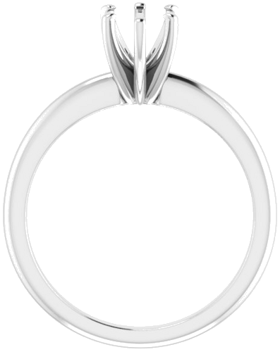 Sužadėtuvių Žiedas „Solitaire“ 585 Baltojo Aukso Pear Shape 8mm x 6mm (2)