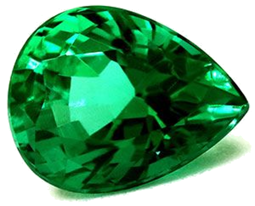 1.81 carat GREEN Pear Smaragdas (1)