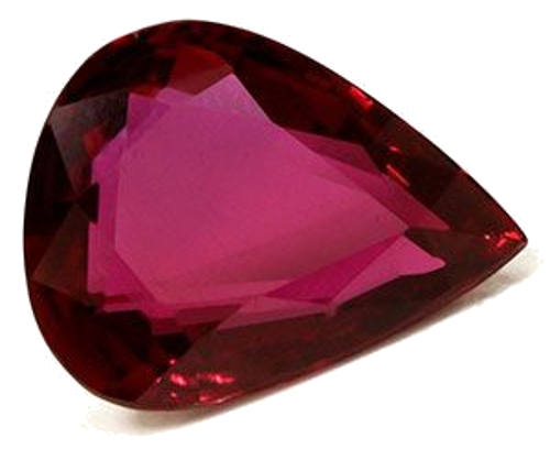 2.02 carat RED Pear Rubinas (1)
