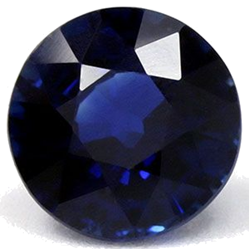 0.95 carat BLUE Round Safyras (1)