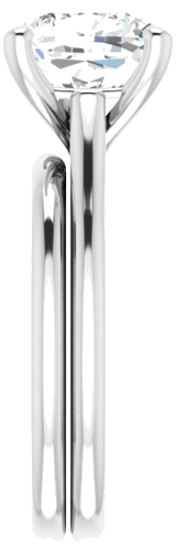 Sužadėtuvių Žiedas „Solitaire“ 585 Baltojo Aukso Cushion 9mm (9)