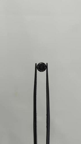 0.54 carat Fancy Black-VVS2 Excellent cut Natūralus Round Deimantas (1)
